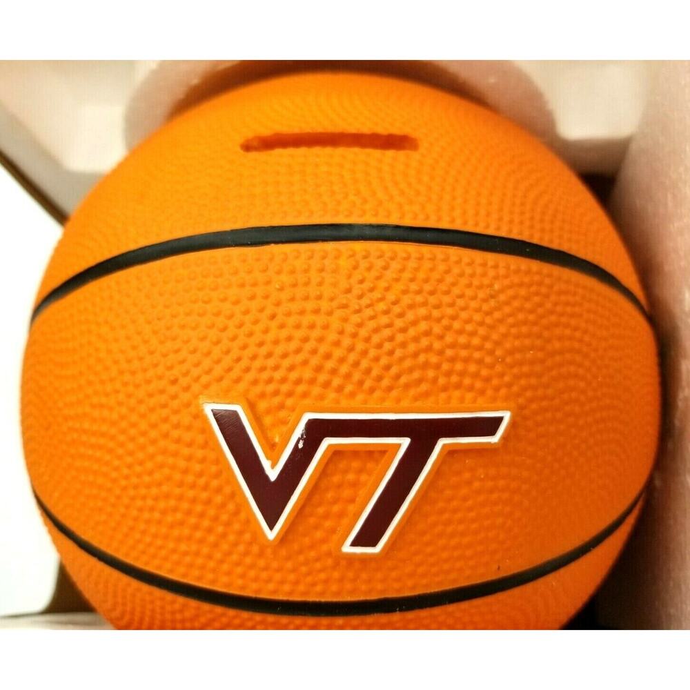 Virginia Tech Hokies Basketball Bank NCAA 8" Round NEW in Box